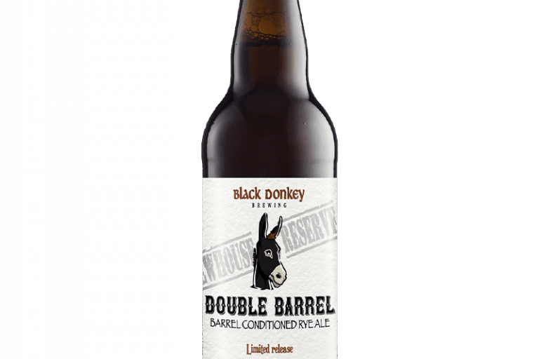 Double Barrel Beer Bottle