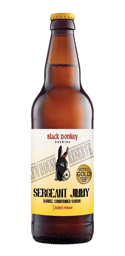 Sergeant Jimmy Beer Bottle from Black Donkey Brewing