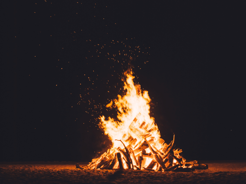 bonfire dark night origins of halloween and samhain in roscommon 